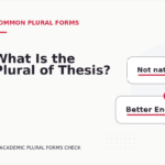 What Is the Plural of Thesis?