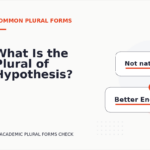 What Is the Plural of Hypothesis?