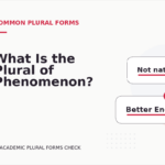 What Is the Plural of Phenomenon?