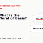 What Is the Plural of Basis?
