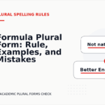 Formula Plural Form: Rule, Examples, and Mistakes