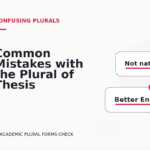 Common Mistakes with the Plural of Thesis