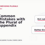 Common Mistakes with the Plural of Appendix