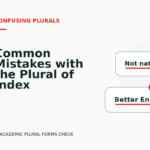 Common Mistakes with the Plural of Index