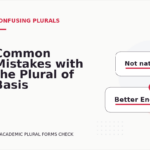 Common Mistakes with the Plural of Basis